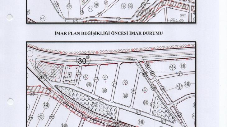 1/1000 ölçekli; I43-D-12-A-2-B-/I43-D-12-A-2-C/ I43-D- 12-B-1-D/ I43-D-12-B-1-A paftalarını kapsayan Plan değişikliğinin yapılması hk.