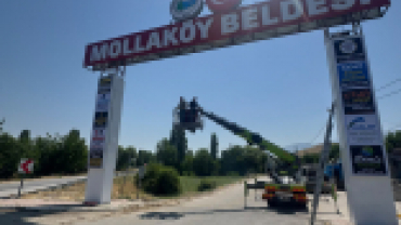 Beldemizin giriş bölümünde bulunan tabelamızın bakım ve onarımını tamamlamış bulunmaktayız. Bu süreçte bizlere katkıda bulunan tüm dostlarımıza çok teşekkür ederim. Daha güzel MOLLAKÖY için çalışmaya devam.